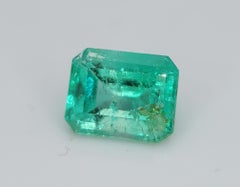 Colombian Emerald Loose Gemstone, 0.80ct Emerald Cut, GIA Certified