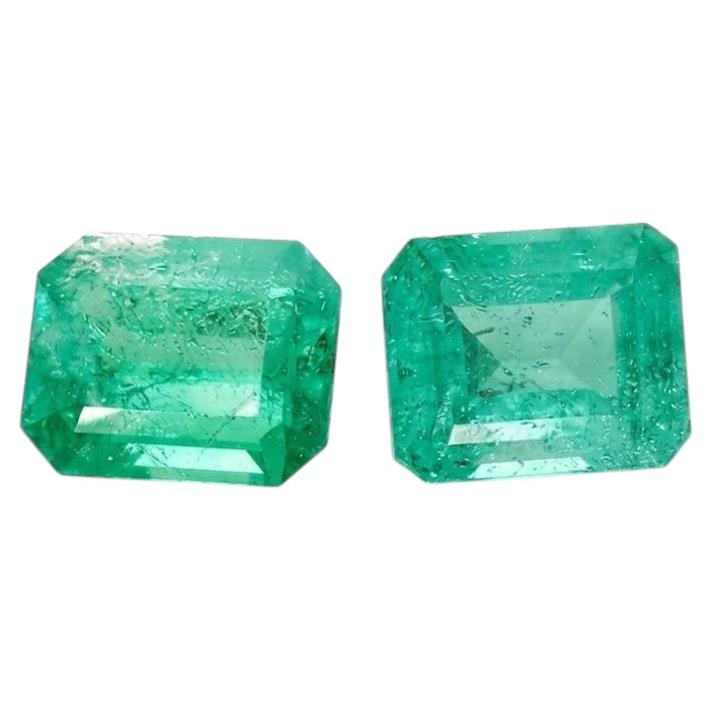 Colombian Emerald Loose Gemstone, 1.19ct Emerald Cut, 1990s