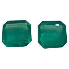 Colombian Emerald Octagon Pair – 149.95 cts (Gübelin Certified, Minor Oil)
