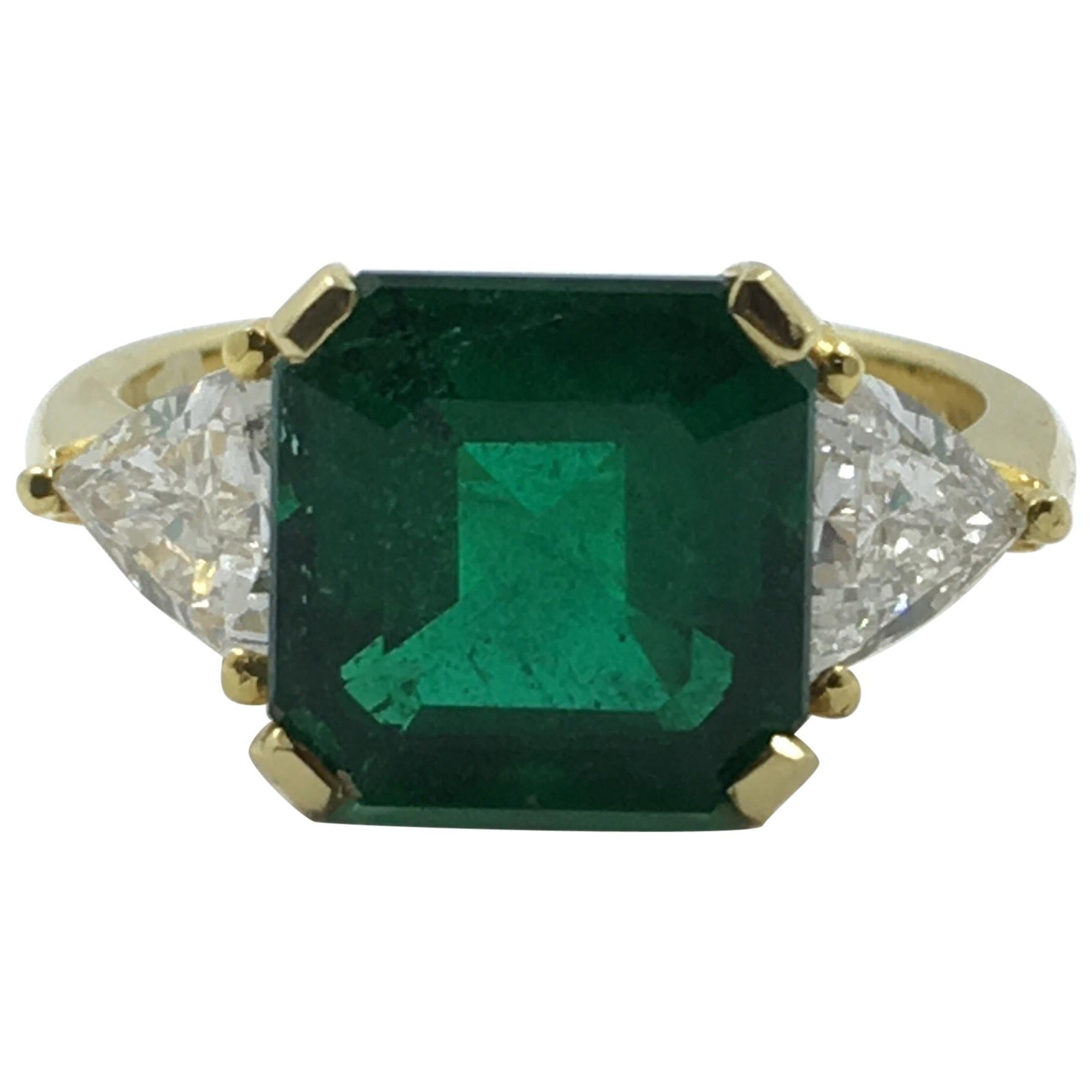 Colombian Emerald Ring # 21-11606 For Sale