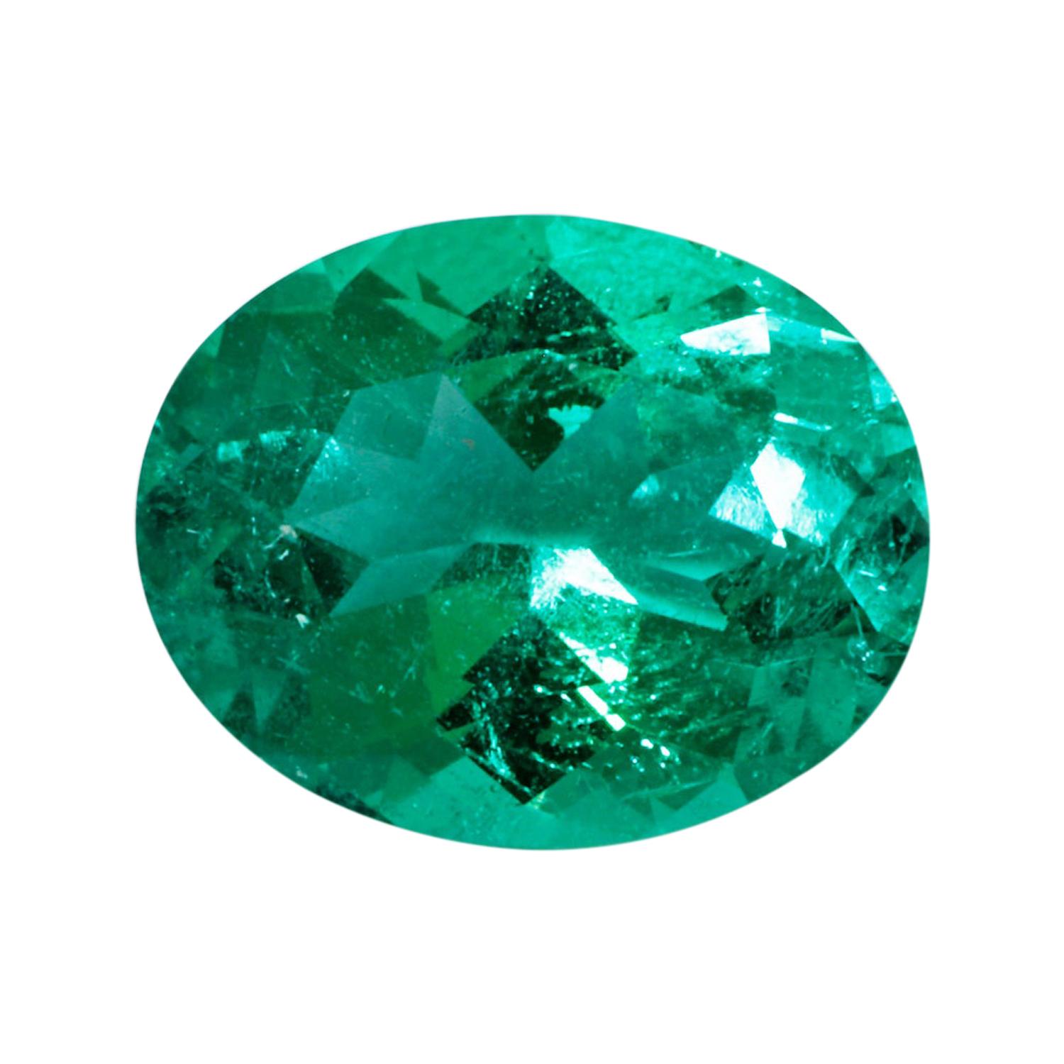 Colombian Emerald Ring Gem 1.78 Carat Weight