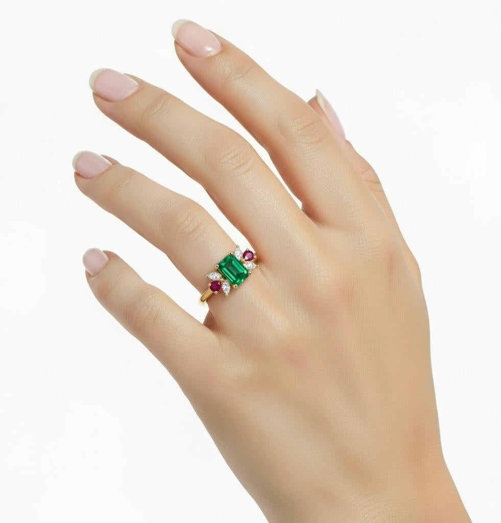 **Fabriqué sur commande, des options personnalisées sont disponibles (or jaune, blanc 18K, 14K, ou platine), n'hésitez pas à vous renseigner ! Temps de production estimé : 2-4 semaines** 
*Vérifiez les images et la vidéo des pierres précieuses