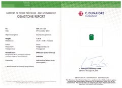 Colombian Emerald Stud Earrings – 14.01 Total Carat Weight Emeralds in 18 Karat