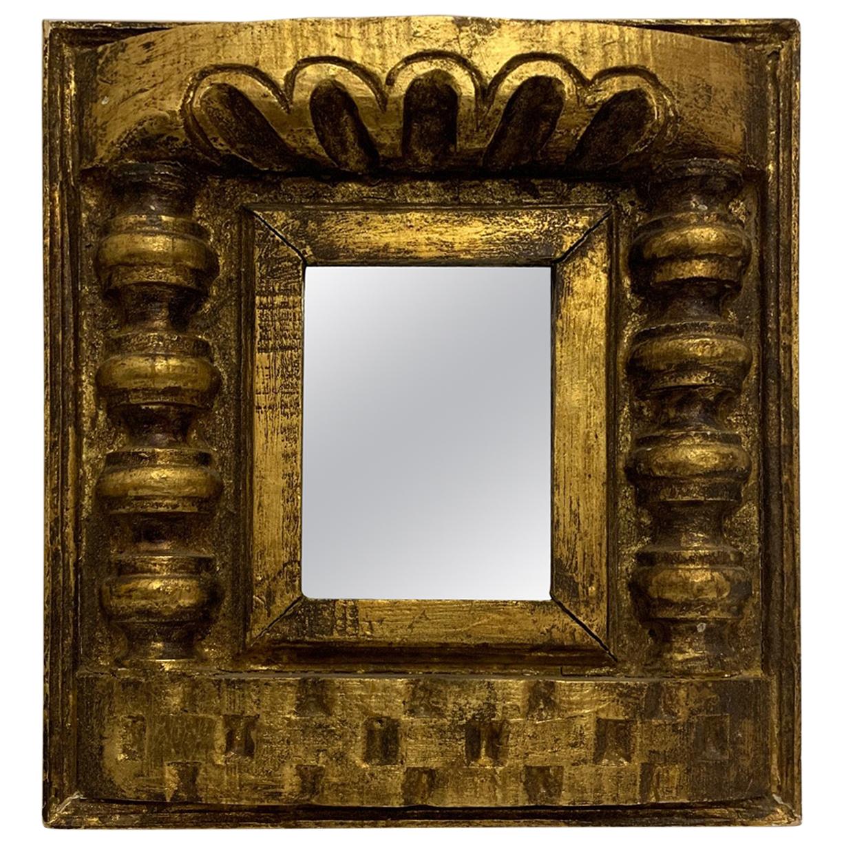 Colombian Gilded Wood Mirror