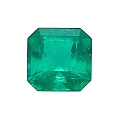 Smeraldo colombiano taglio ottagonale 1,55 TCW Certificato GIA