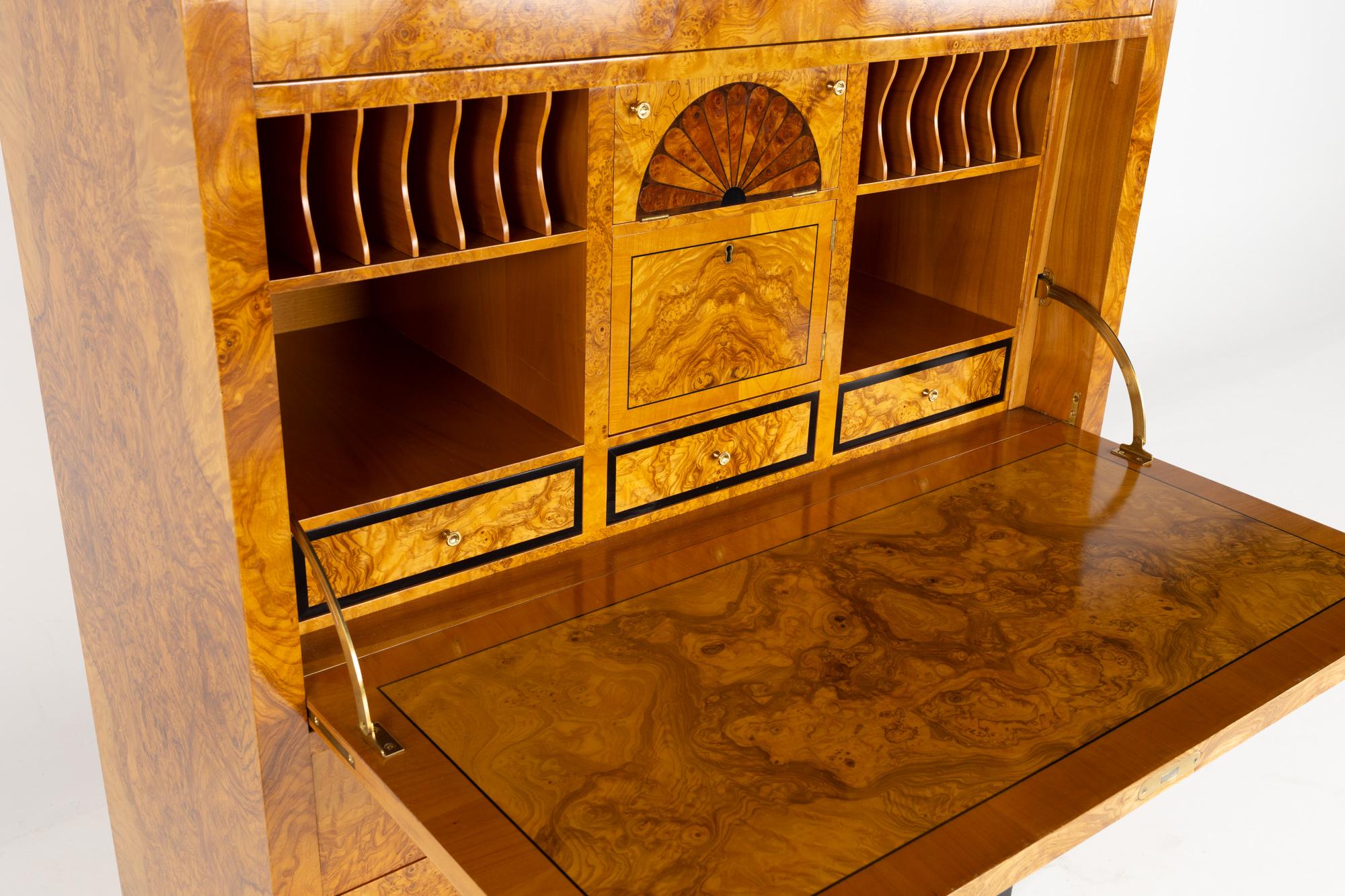 Colombo Mobili Burlwood Secretaire Abattant en venta 4