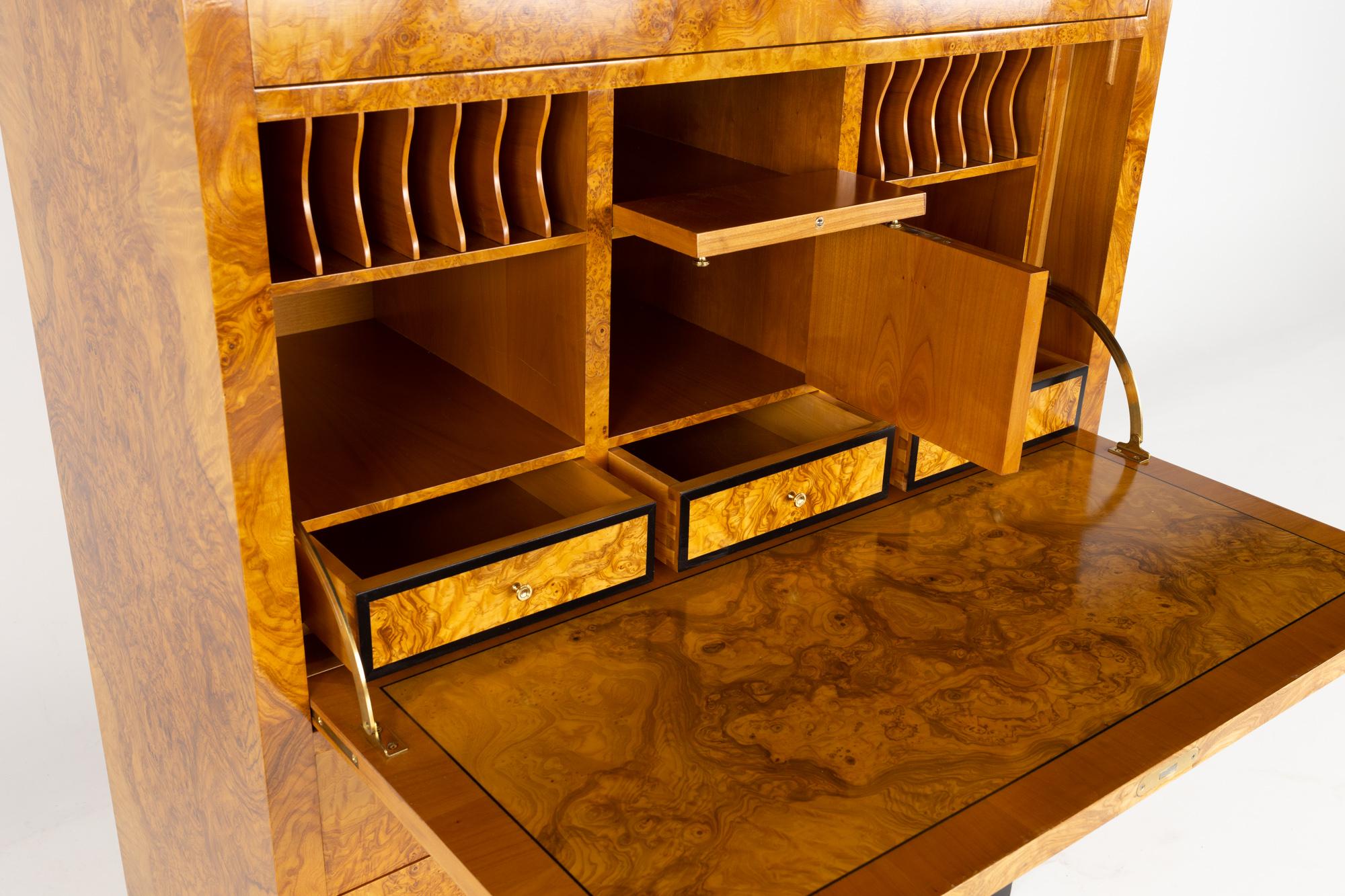 Colombo Mobili Burlwood Secretaire Abattant en venta 5