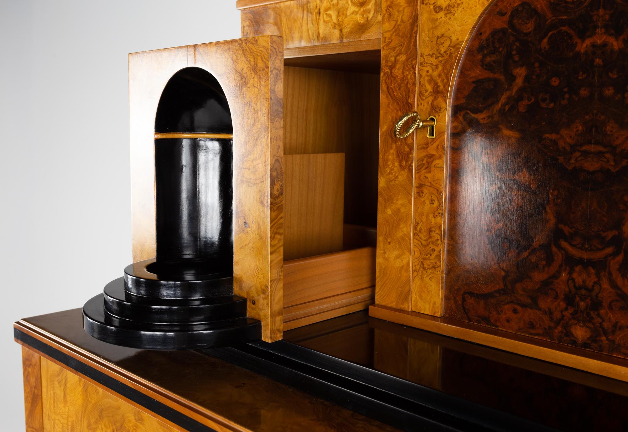 Colombo Mobili Burlwood Secretaire Abattant en venta 2