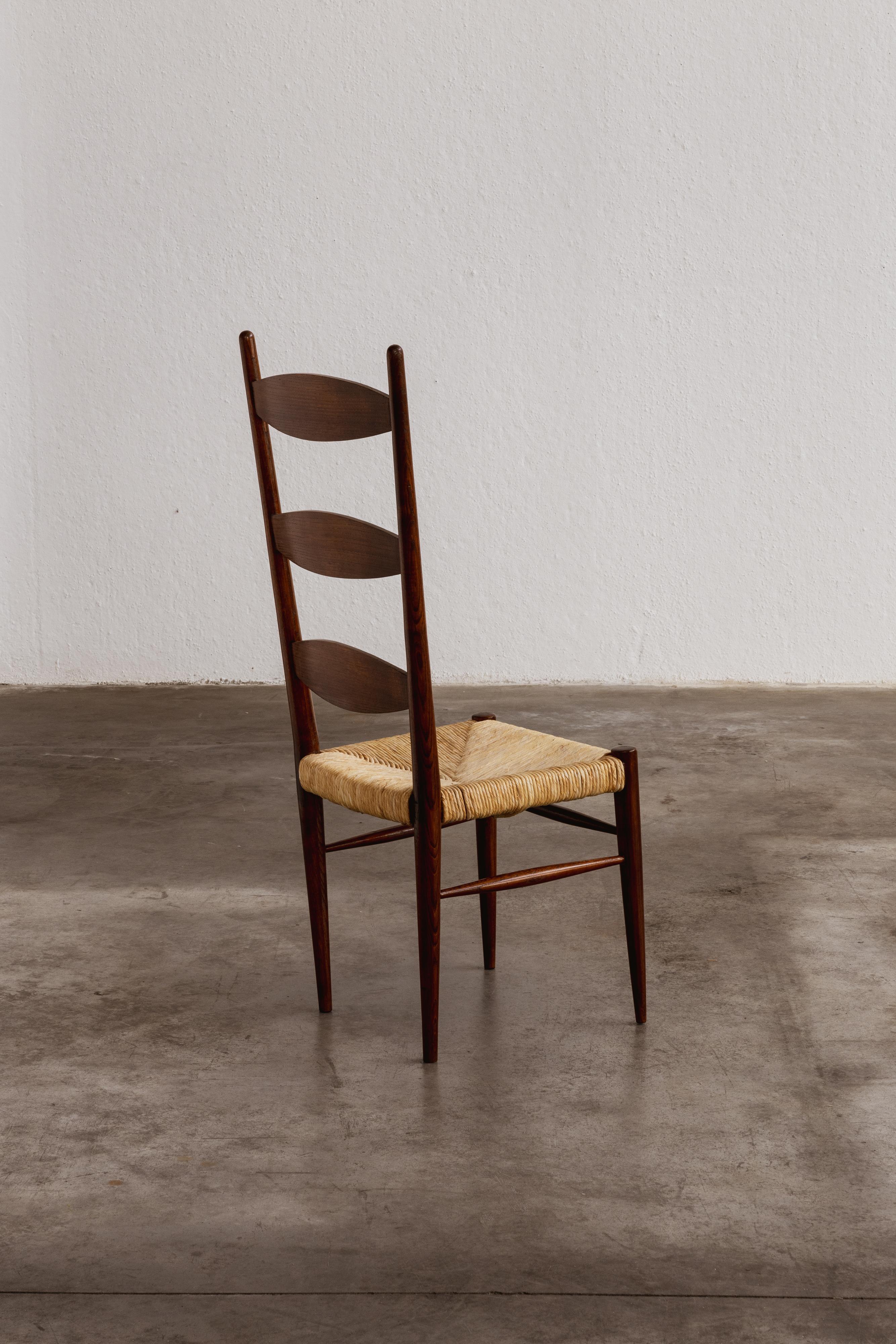 Chaise de salle à manger Colombo Sanguineti Chiavarine, 1948 en vente 4