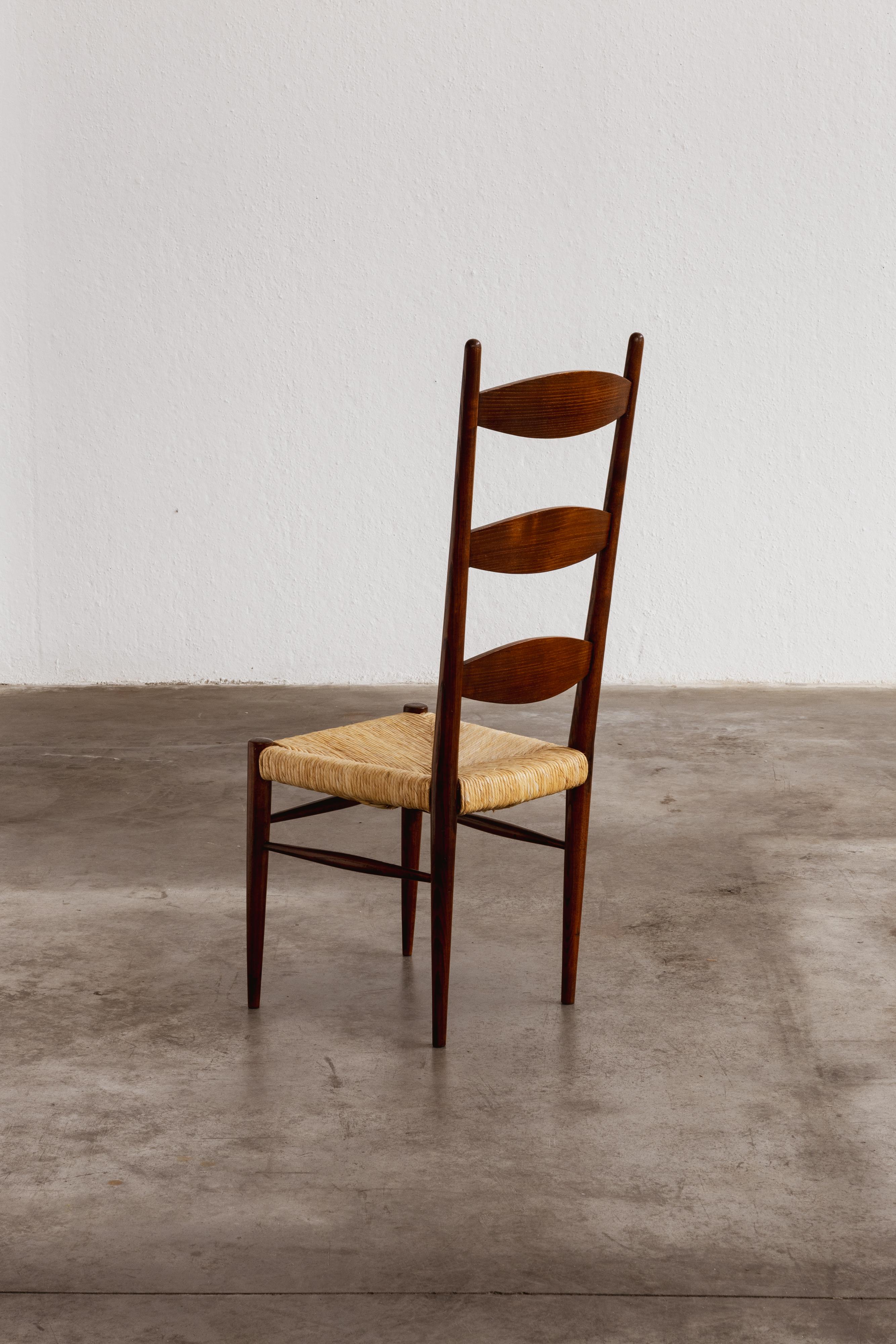 Chaise de salle à manger Colombo Sanguineti Chiavarine, 1948 en vente 7