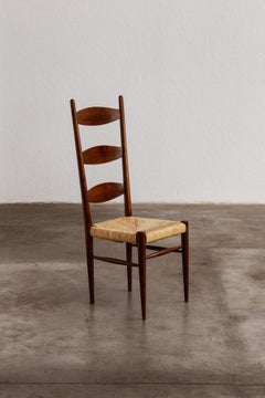 Sedia da pranzo scultorea Paolo Buffa per Galdino Maspero, 1948