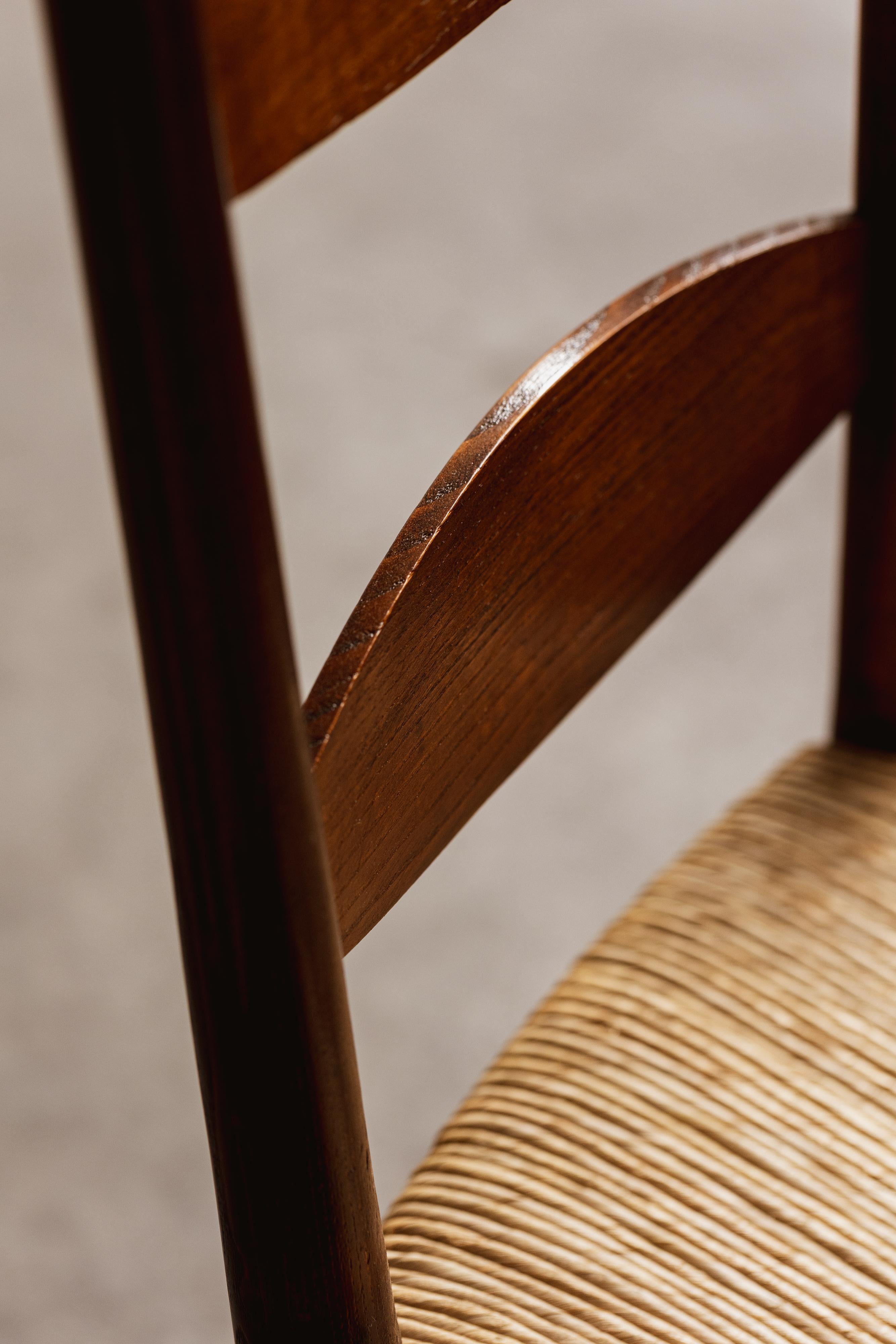 Chaise de salle à manger Colombo Sanguineti Chiavarine, 1948 Excellent état - En vente à Lonigo, Veneto