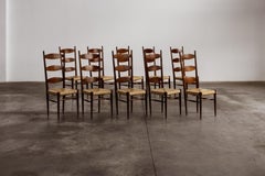 Paolo Buffa Sculptural Dining Chairs for Galdino Maspero, 1948, Set of 10