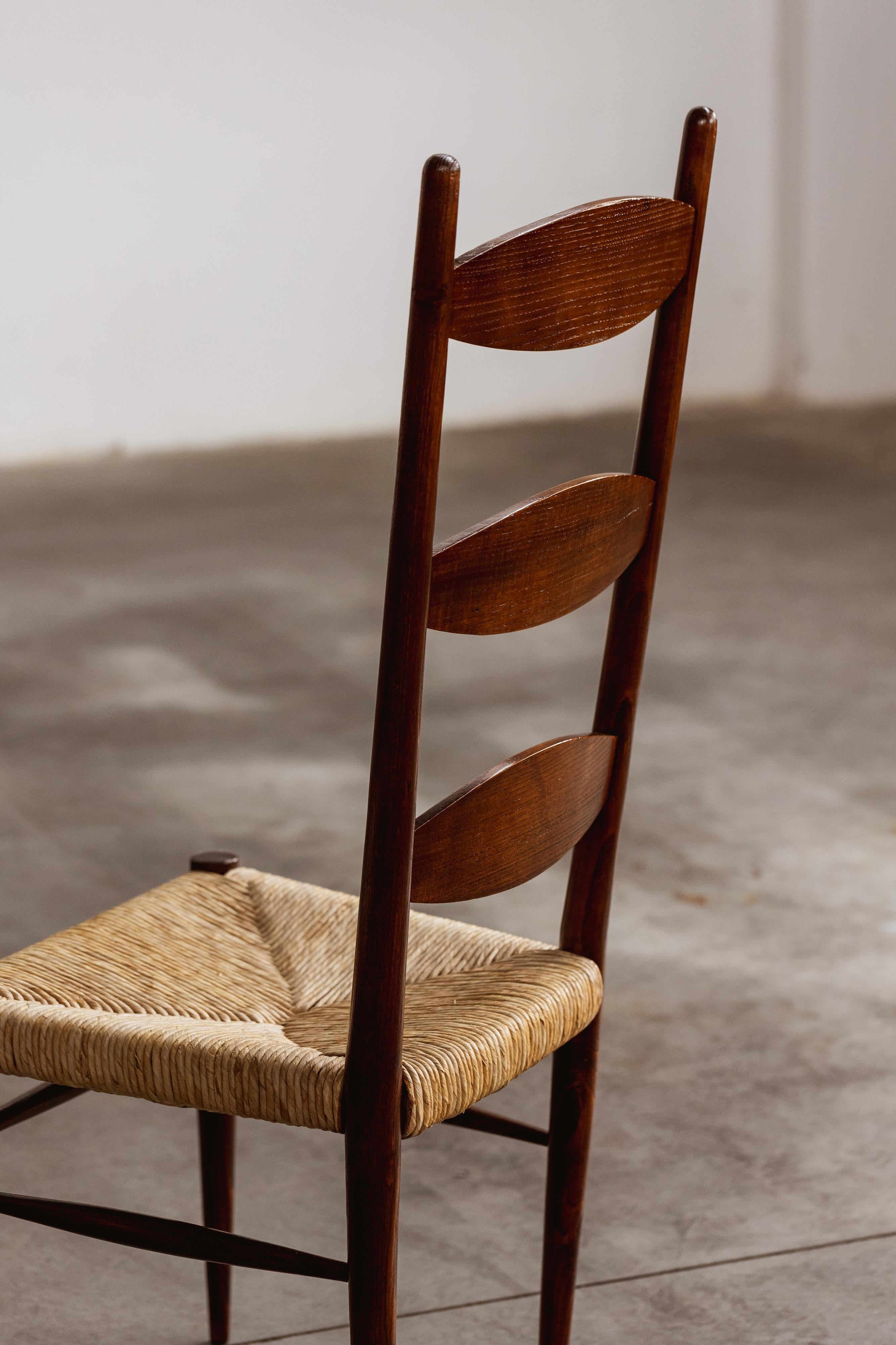 Chaises de salle à manger Colombo Sanguineti Chiavarine, 1948, lot de 2 en vente 3