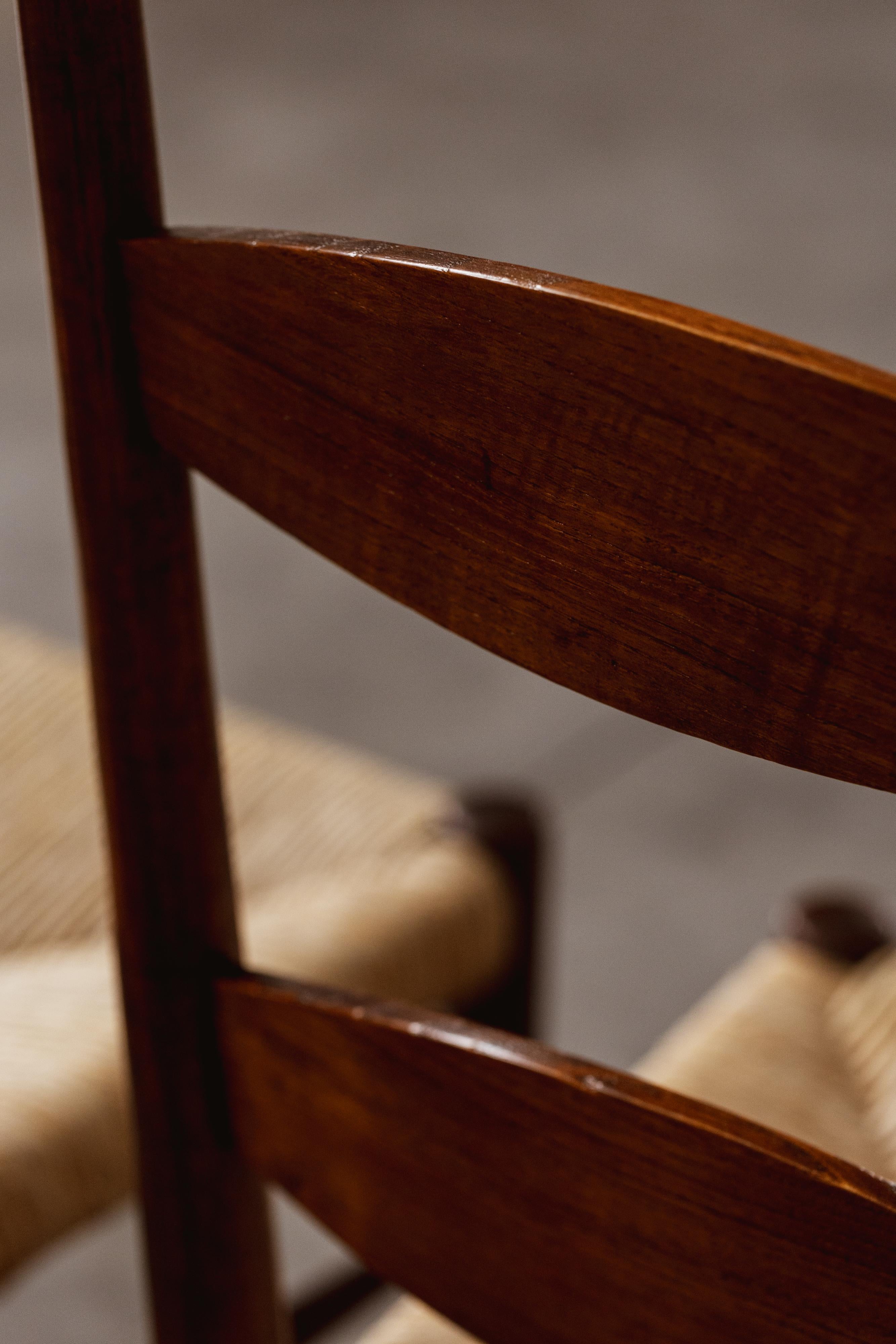 Chaises de salle à manger Colombo Sanguineti Chiavarine, 1948, lot de 2 en vente 2