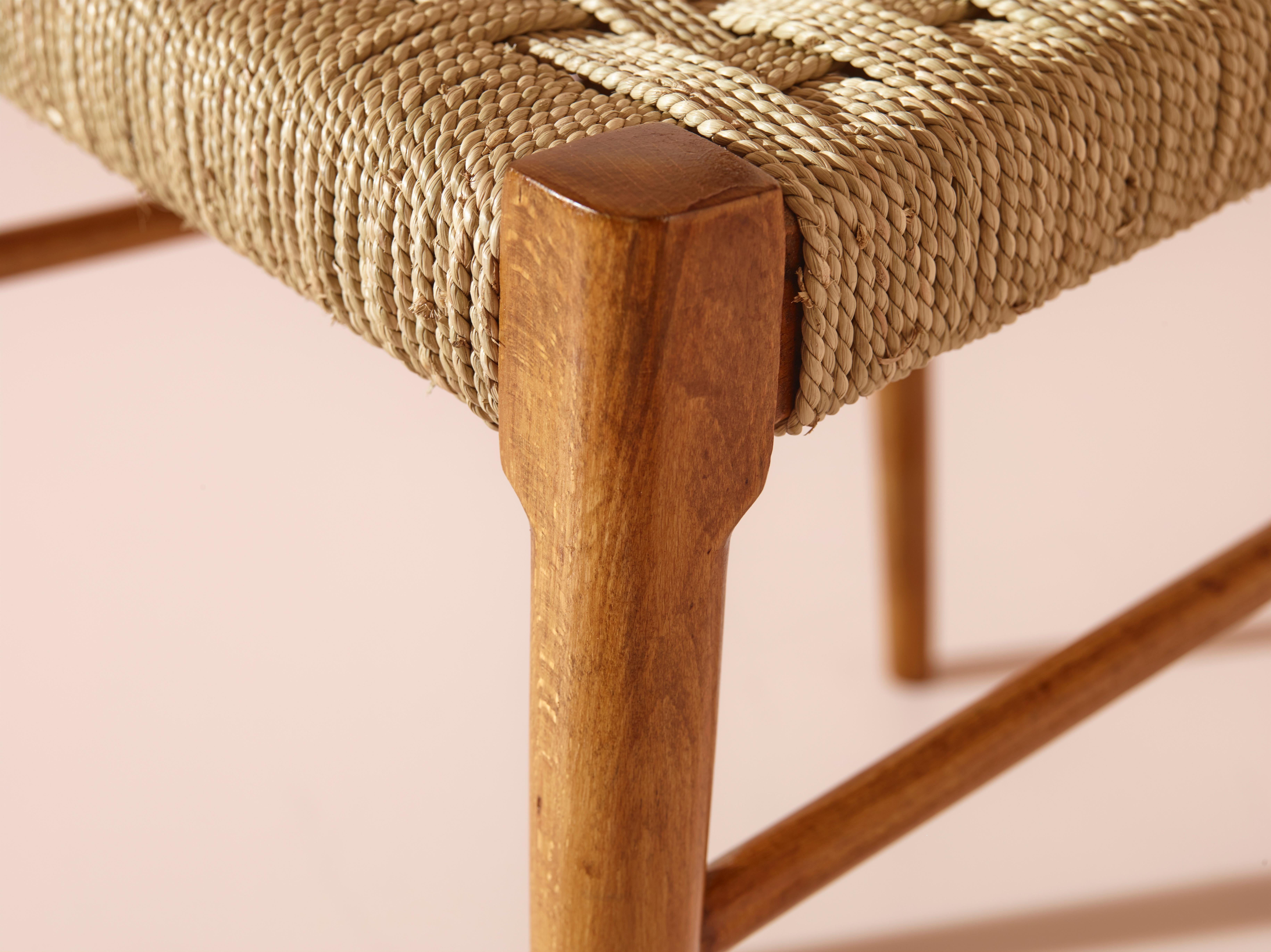 Colombo Sanguineti, ensemble de deux chaises ''Sei Stecche'', Chiavari, Italie, années 1950 en vente 7
