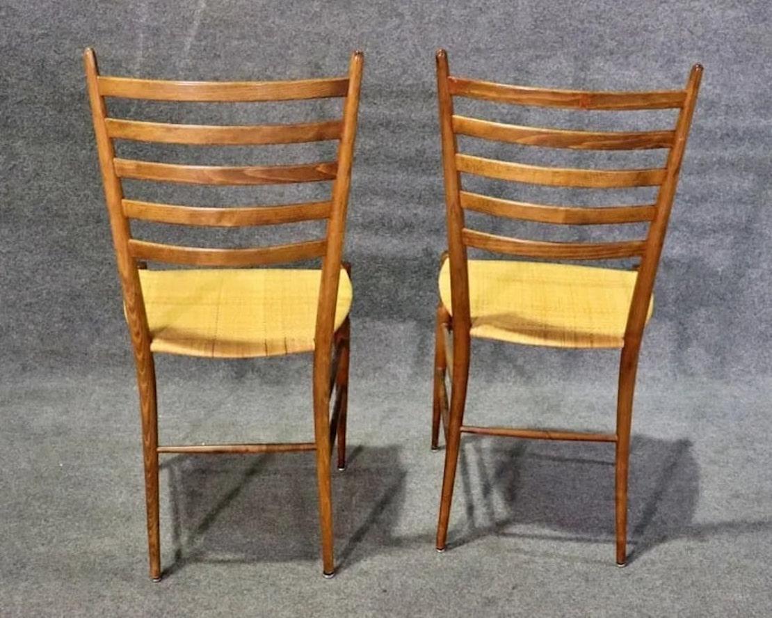 Colombo Sanguineti Wicker Chairs For Sale 1
