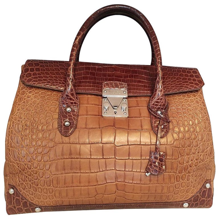 Crocodile Women's Leather Exterior Bags & Handbags for sale