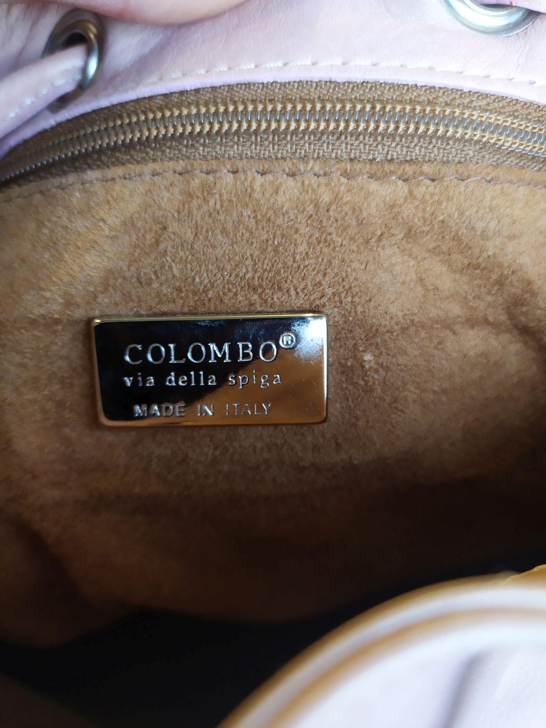 Women's Colombo, Via Spiga Leather  and Crocodile Bag For Sale