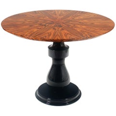 Colombos Padestal Table with Rosewood Veneer