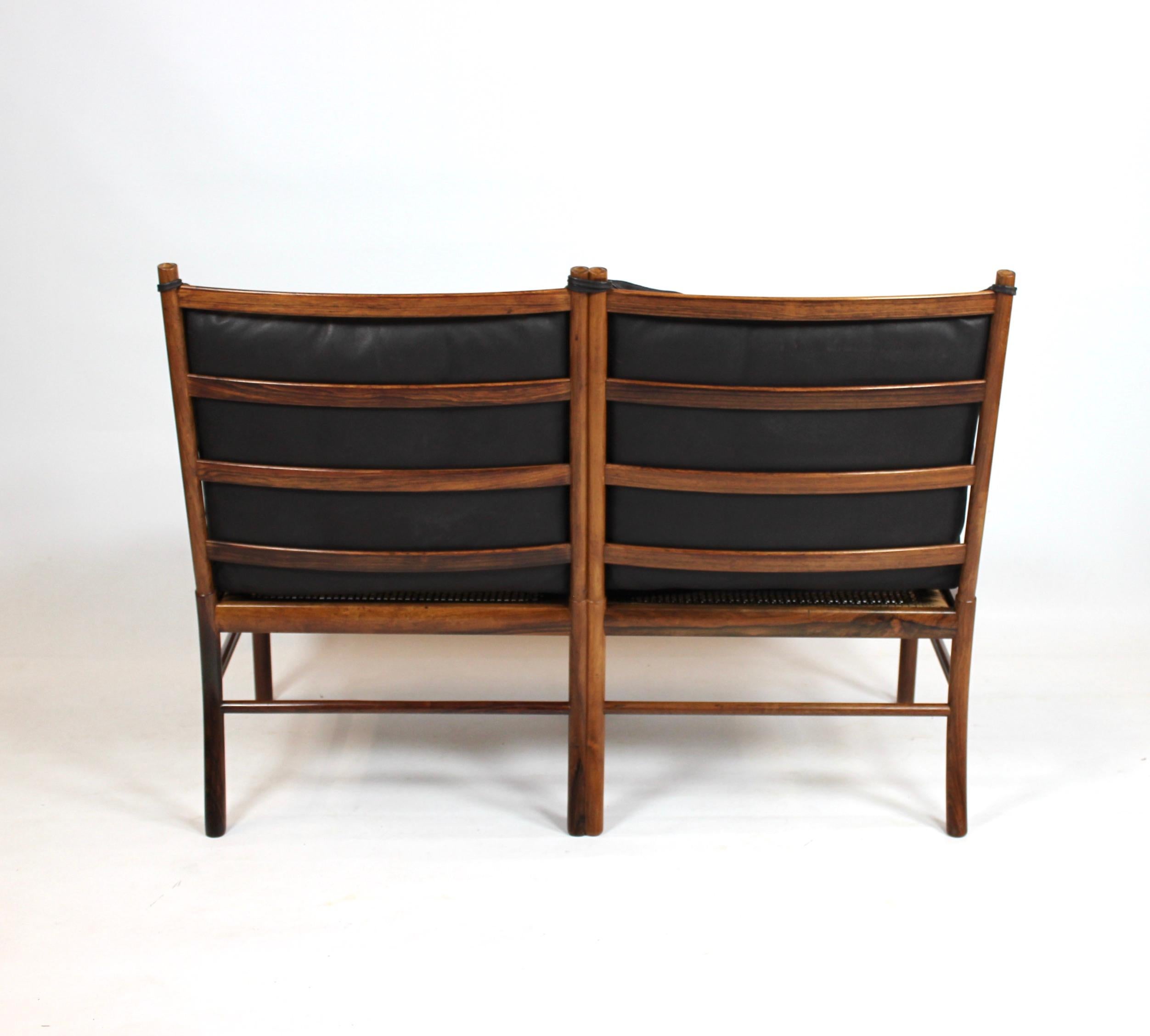 Colonial 2-Sitz-Sofa, Modell OW149-2, von Ole Wanscher, 1960er Jahre (Moderne der Mitte des Jahrhunderts) im Angebot