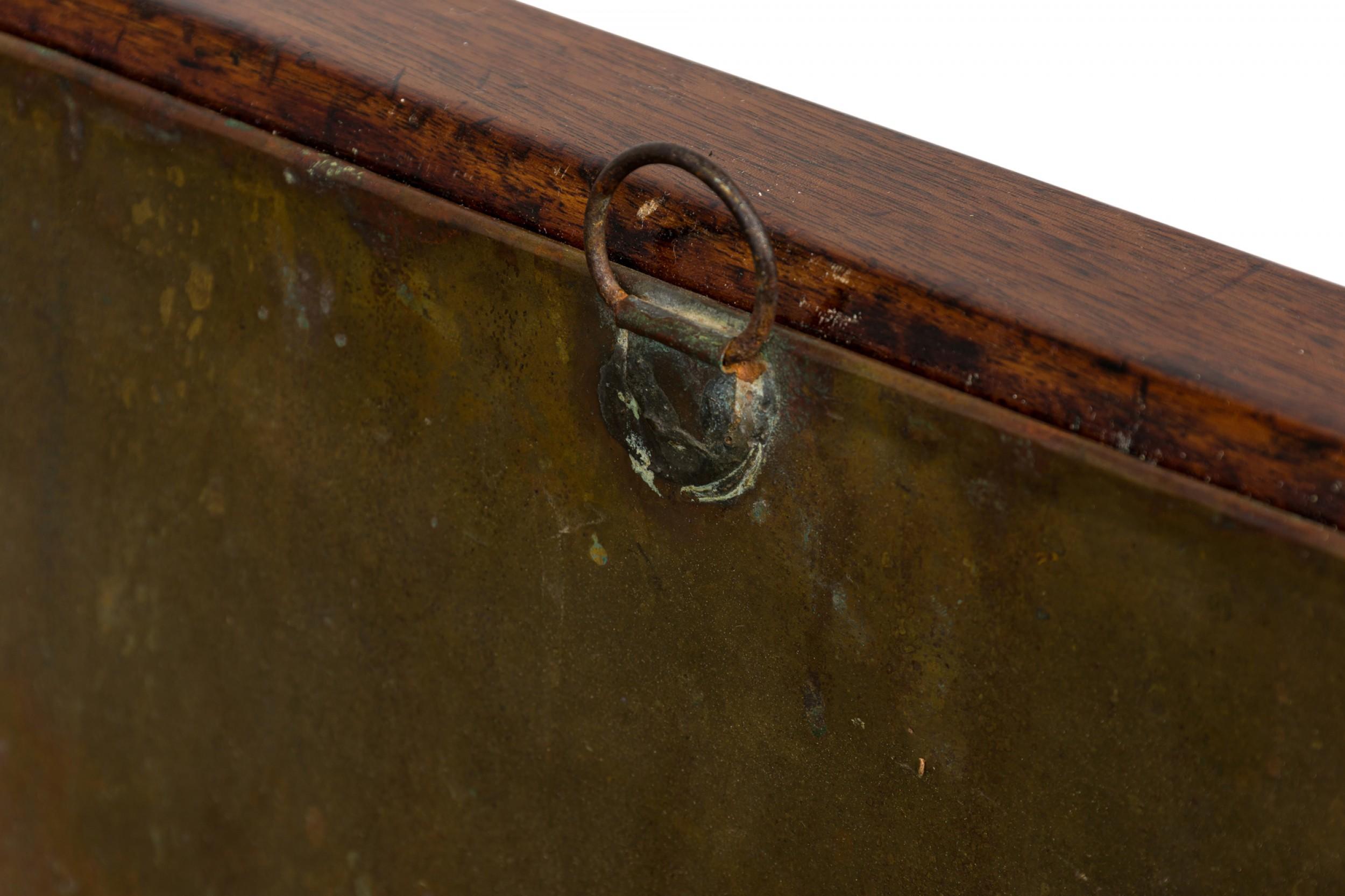 Raffreddatore per vino in stile coloniale anglo-indiano con supporto in legno e ottone in vendita 3