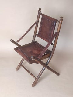 Colonial Bamboo Folding Chair