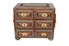 Colonial Brazilian Rosewood Miniature Chest