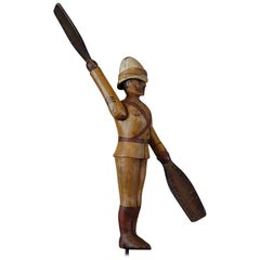 Antique Colonial British Soldier Whirligig