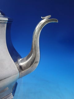 Colonial by Jones, Ball & Poor Pure Coin Silver Tea Set 4pc Antico '#6108'