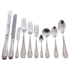 Colonial by Tiffany Sterling Silver Flatware Set Service 179 Pcs Fitted Chest