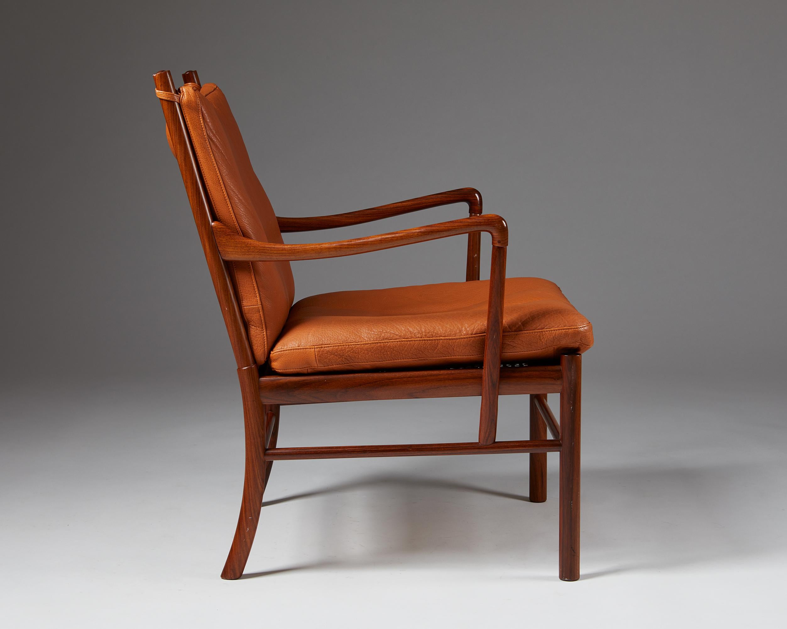 20th Century Colonial Chair Designed by Ole Wanscher, Manufactured by P Jeppesen