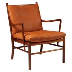 Colonial Chair Designed by Ole Wanscher, Manufactured by P Jeppesen