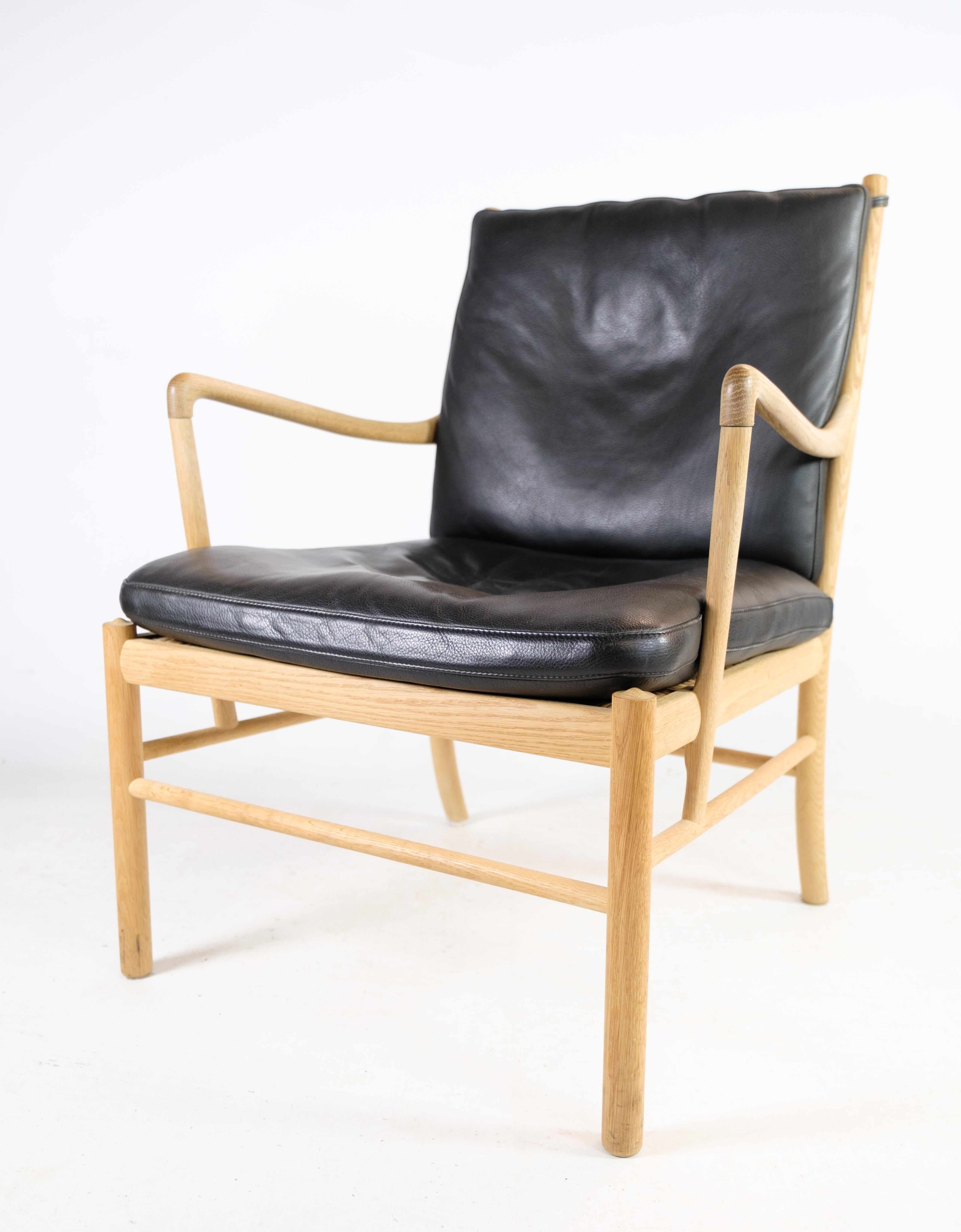 Mid-20th Century Colonial Chair, Model OW149, Oak, Designed by Ole Wanscher