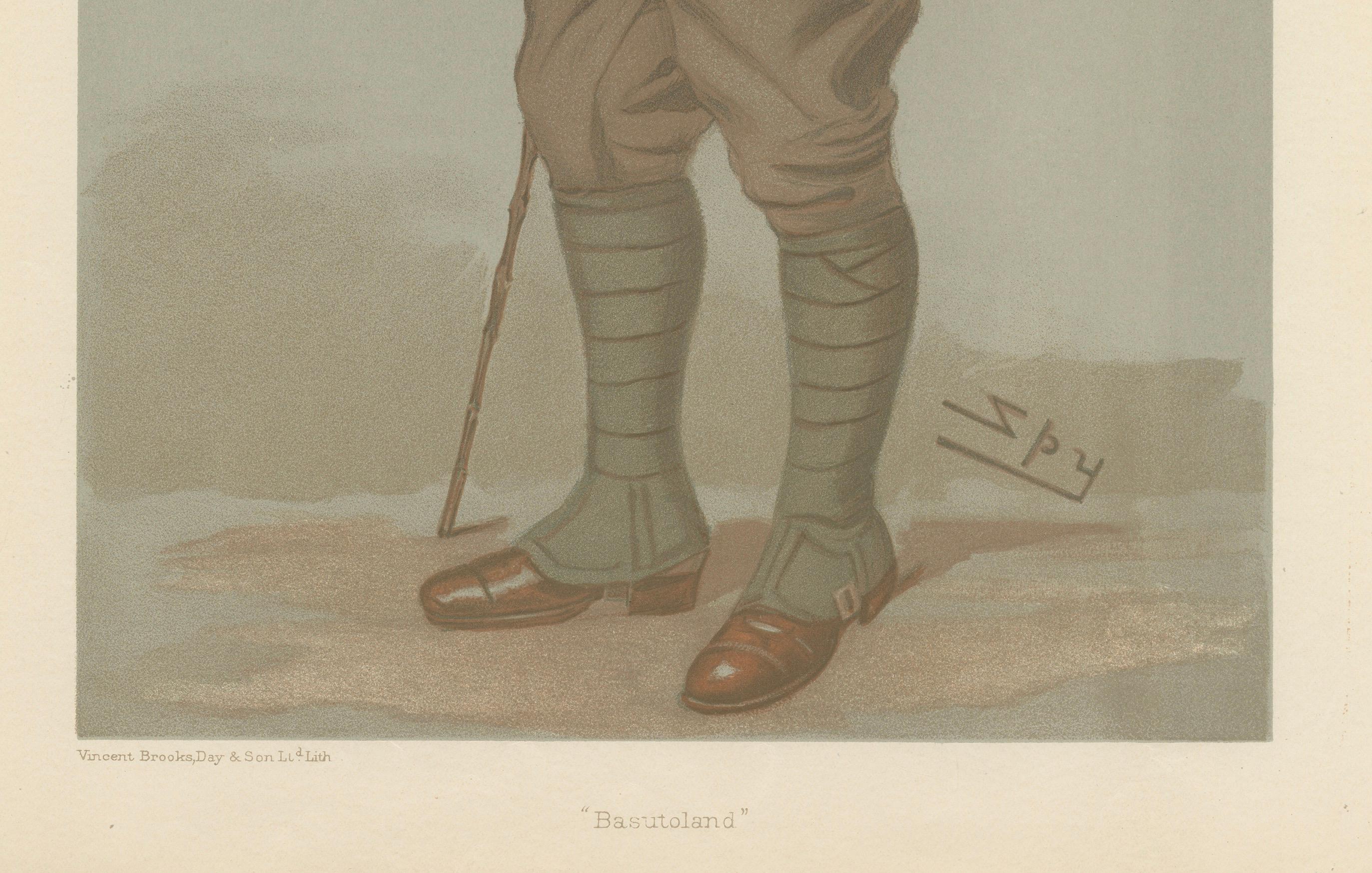 Colonial Command: Sir Godfrey Yeatman Lagden, Guardian of Basutoland, 1901 In Good Condition For Sale In Langweer, NL