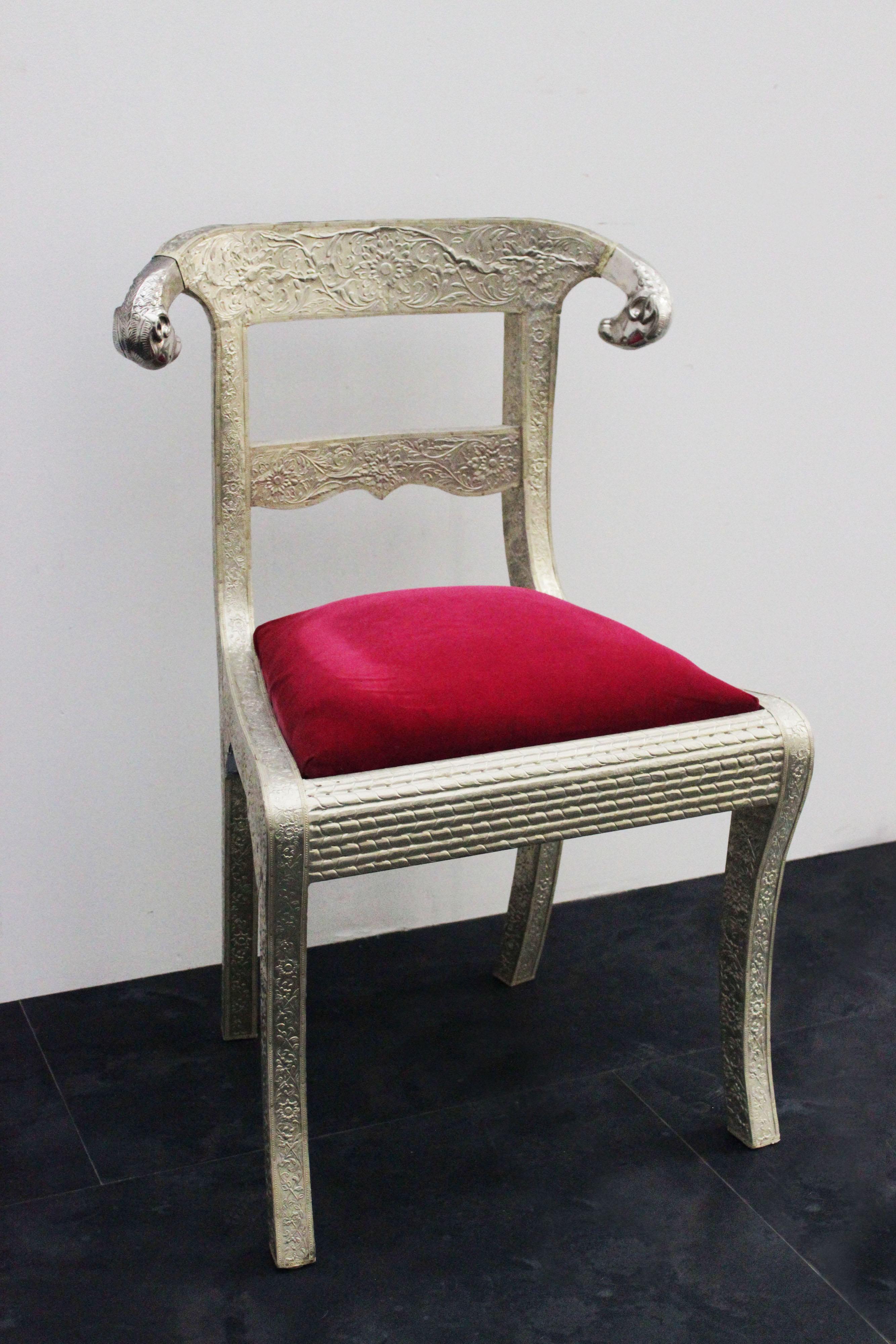 Indian Colonial Dining Chair, 1970s