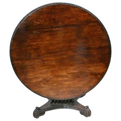 Colonial Dining Table Padauk Burmese Antique Centre Tables 1840