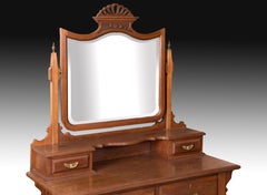 Colonial Dressing Table, Mahogany, Metal, 19th Century