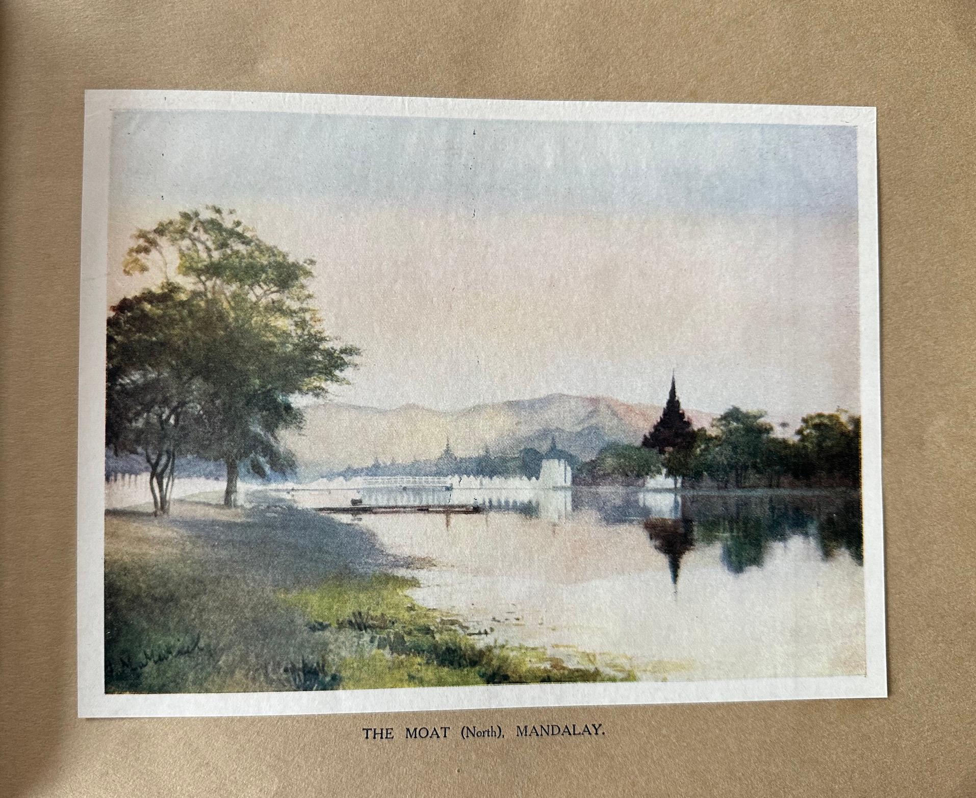 Début du 20ème siècle Elegance coloniale et charme exotique : Un voyage visuel et poétique dans la Birmanie de 1910 en vente