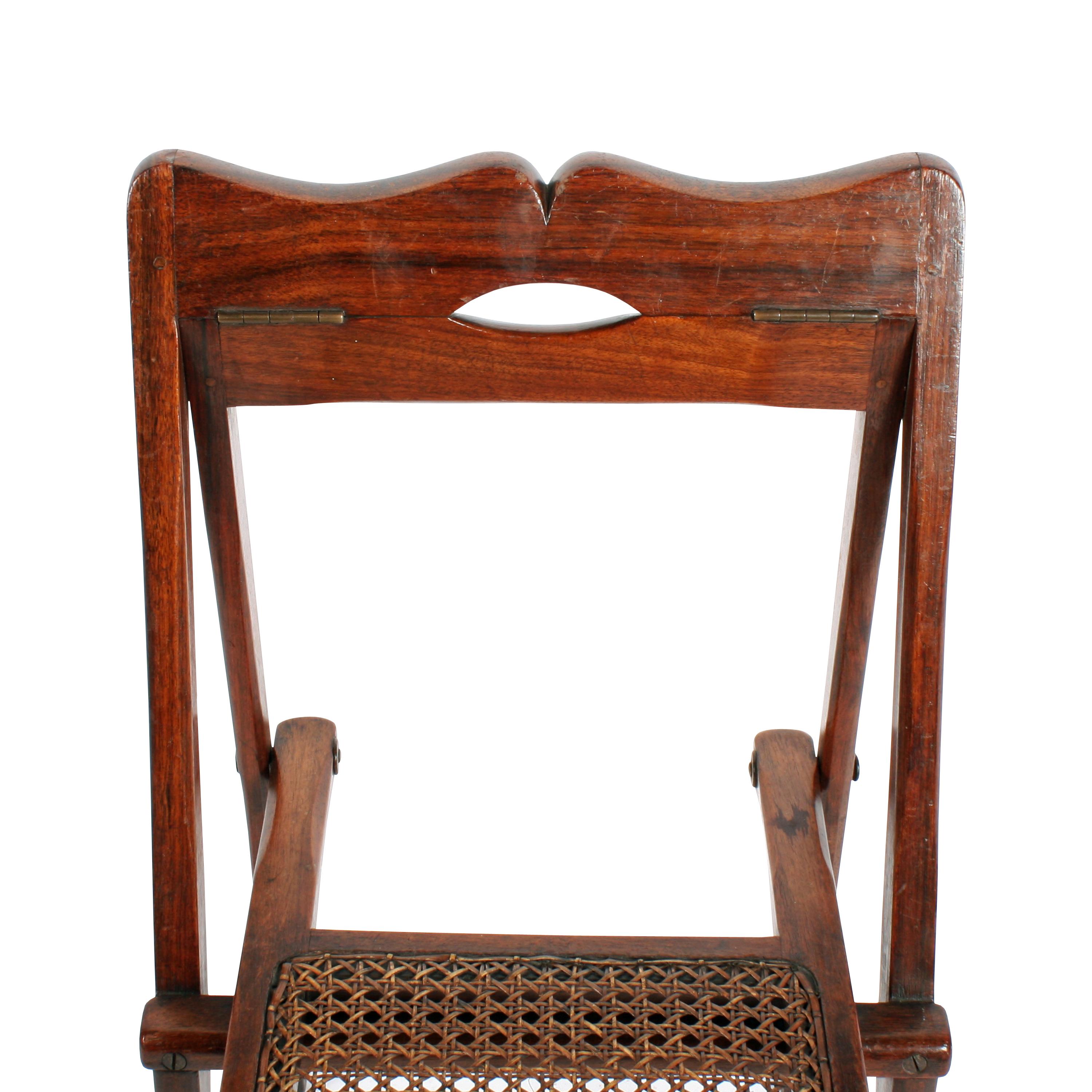 Indian Colonial Folding Child's Chair