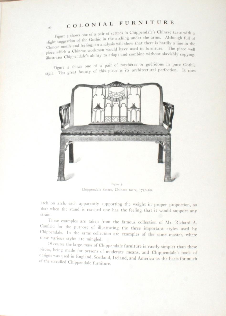 Colonial Furniture in America by Luke Vincent Lockwood, Volumes I & II In Good Condition In valatie, NY