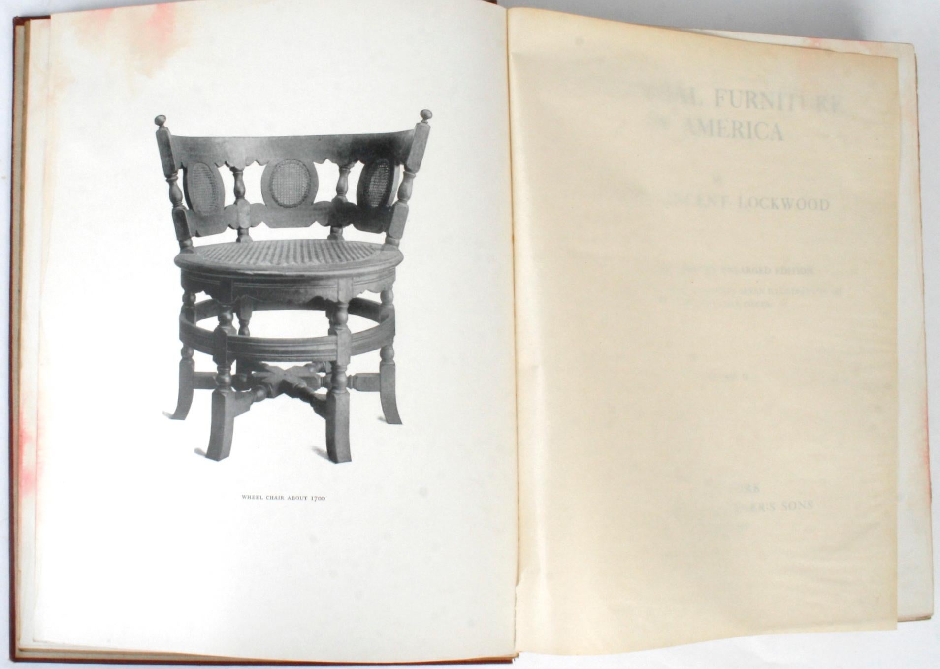 Paper Colonial Furniture in America by Luke Vincent Lockwood, Volumes I & II