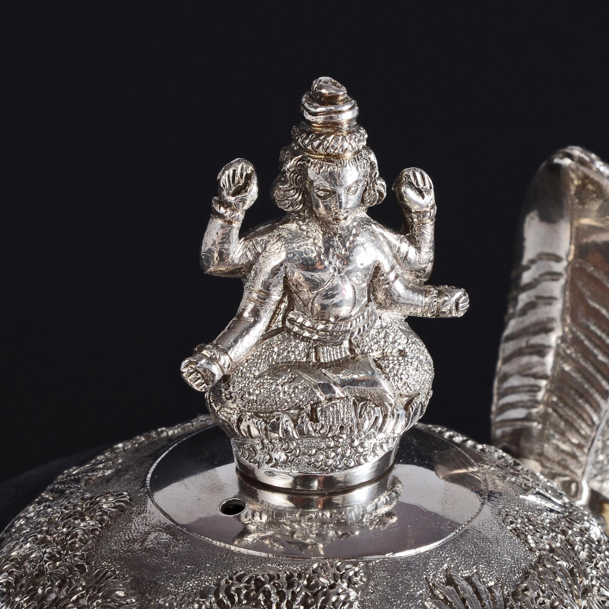 Colonial Indian Silver Tea Set, circa 1890 1