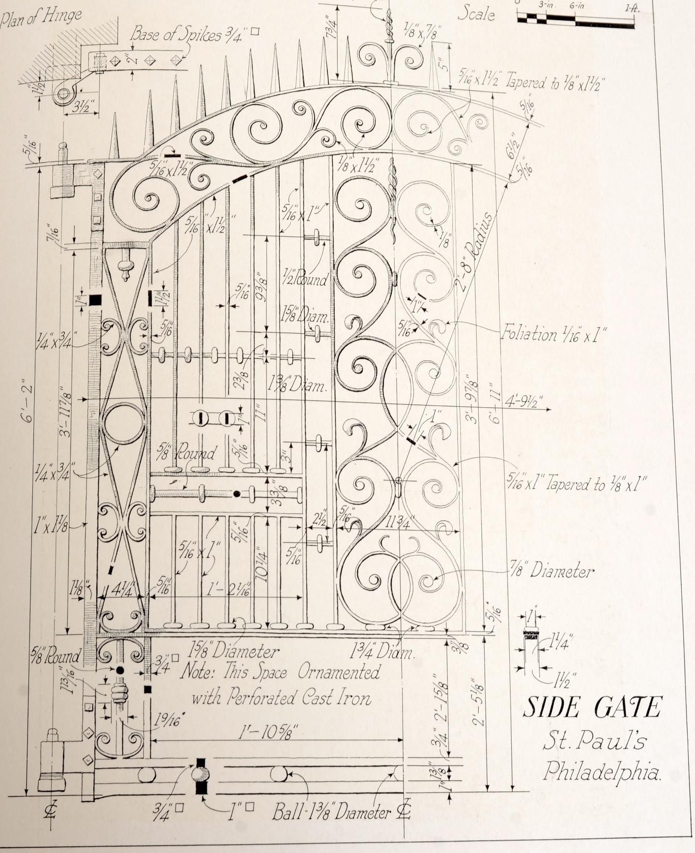 Colonial Ironwork in Old Philadelphia The Craftsmanship of the Early Days For Sale 3