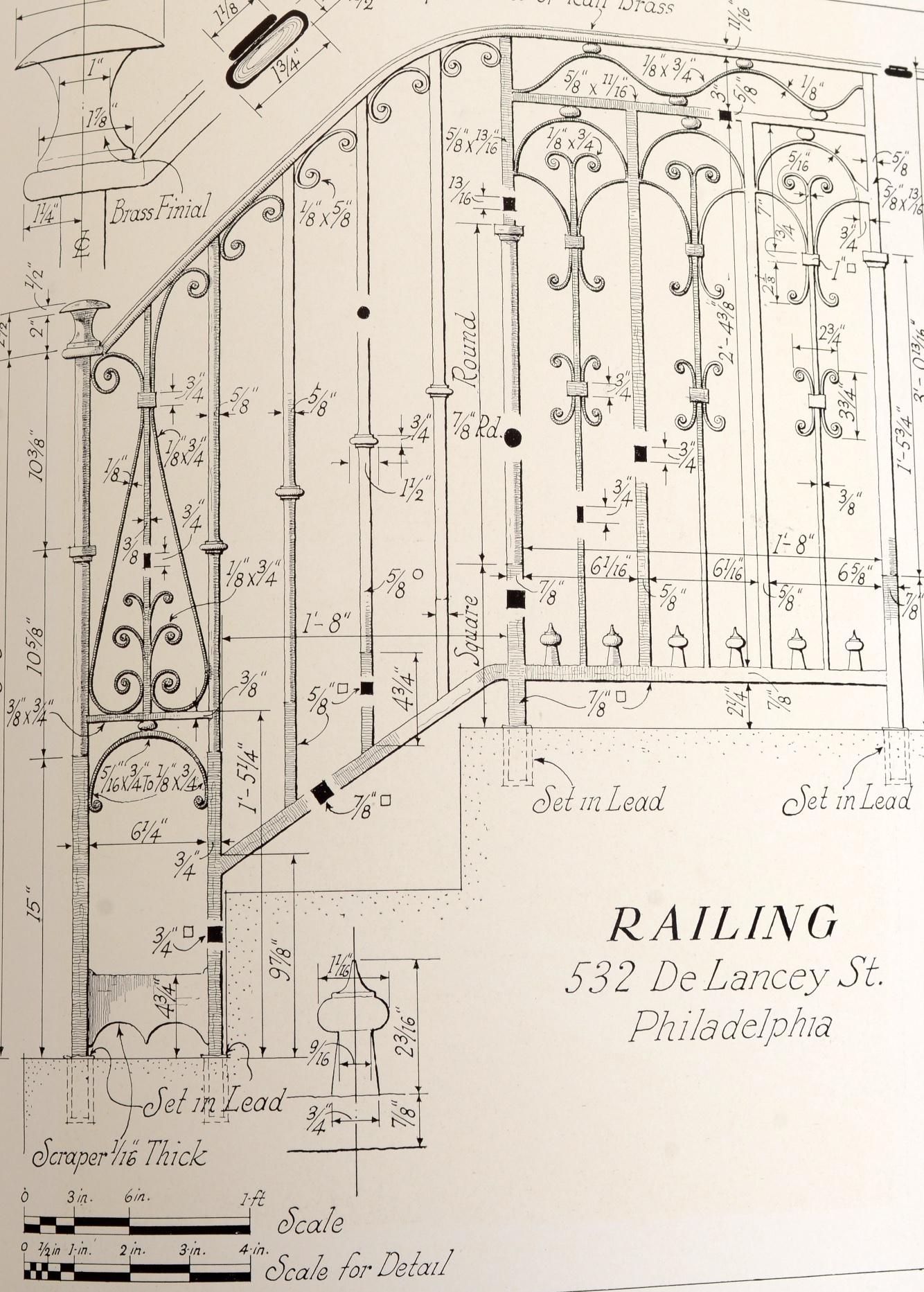 Koloniale Eisenarbeiten im alten Philadelphia Die Handwerkskunst der frühen Tage im Angebot 1