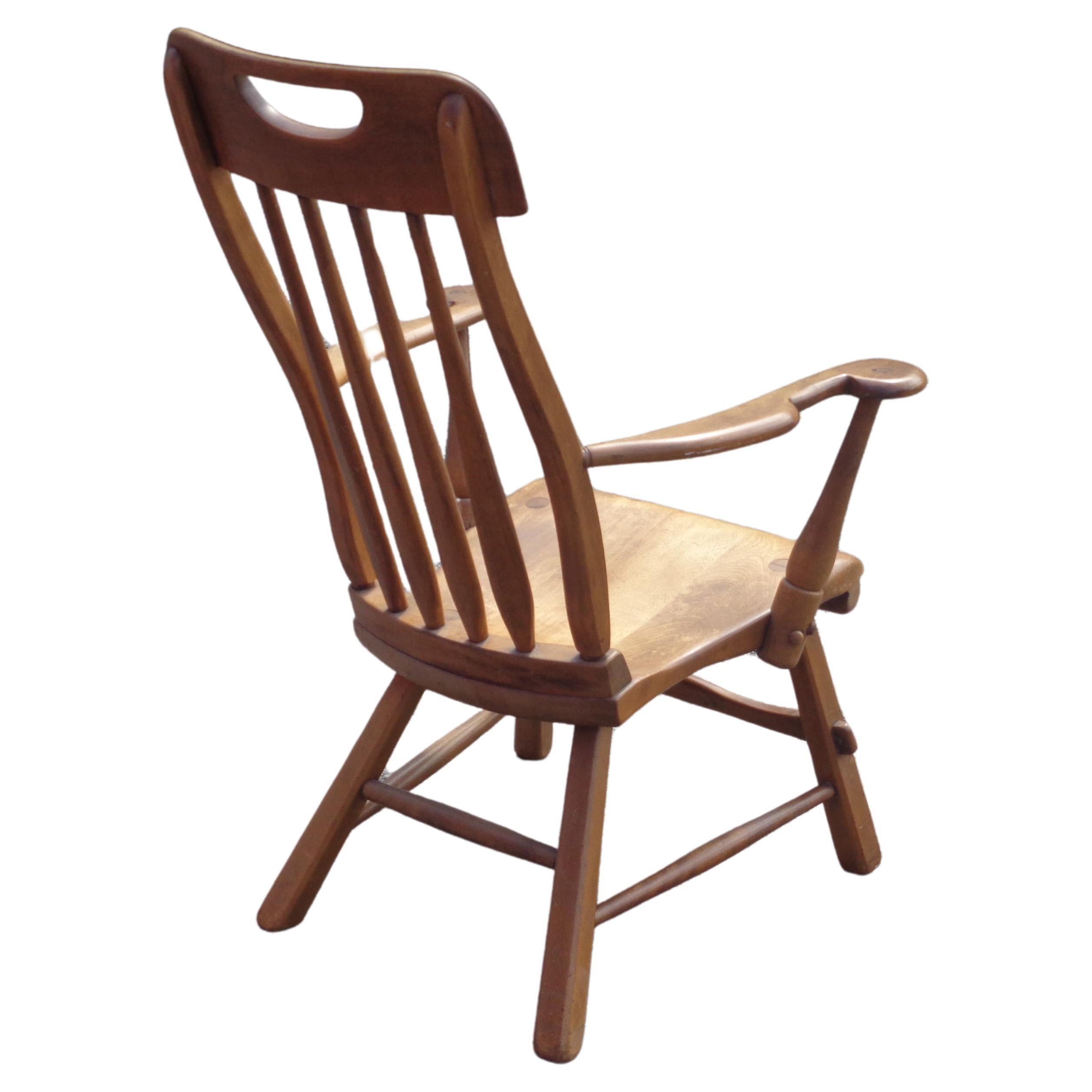 Fauteuil à haut dossier Herman de Vries, Sikes Furniture, années 1930 en vente 3