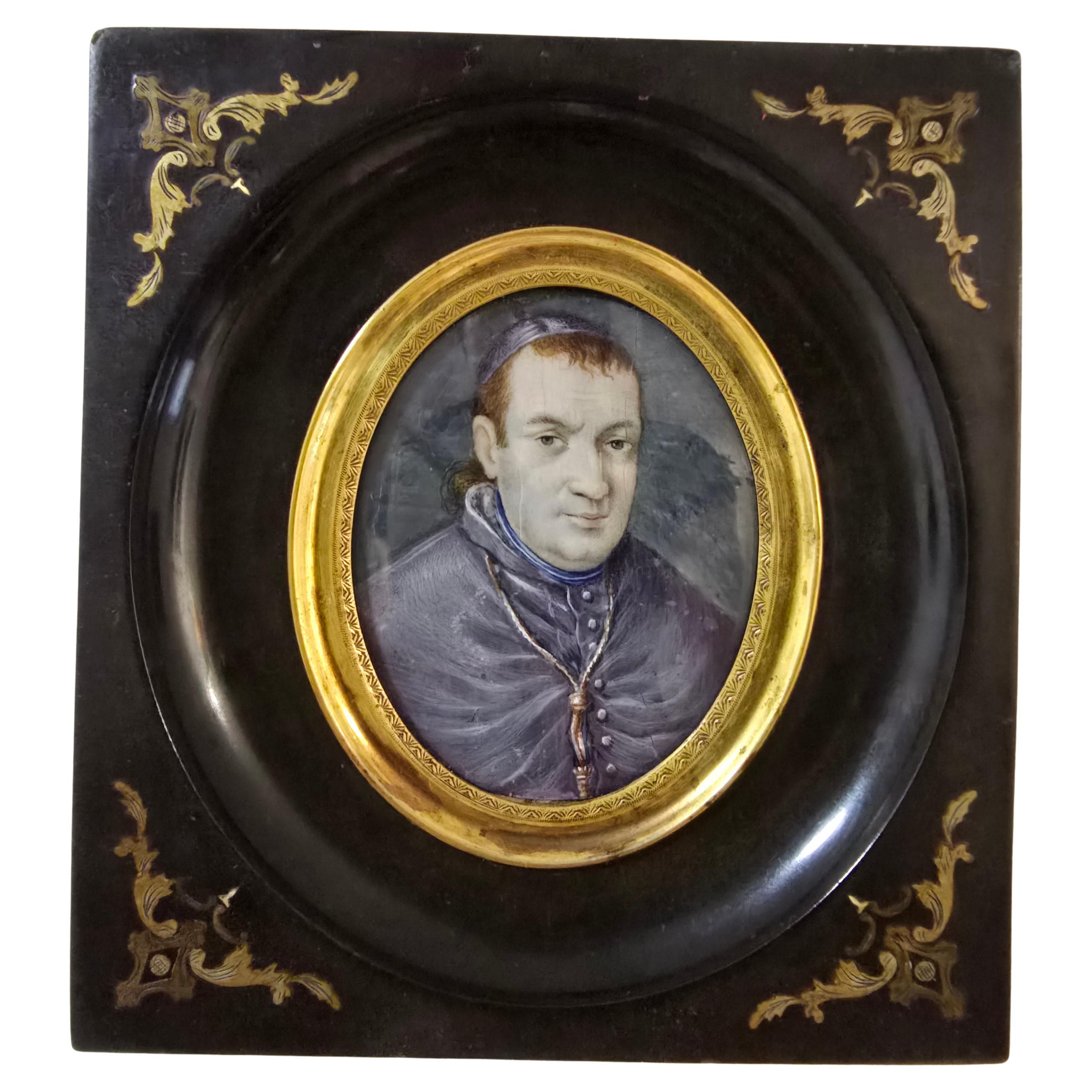 Colonial Oil Painting of Francisco Javier de Lizana y Beaumont (Circa 1790)