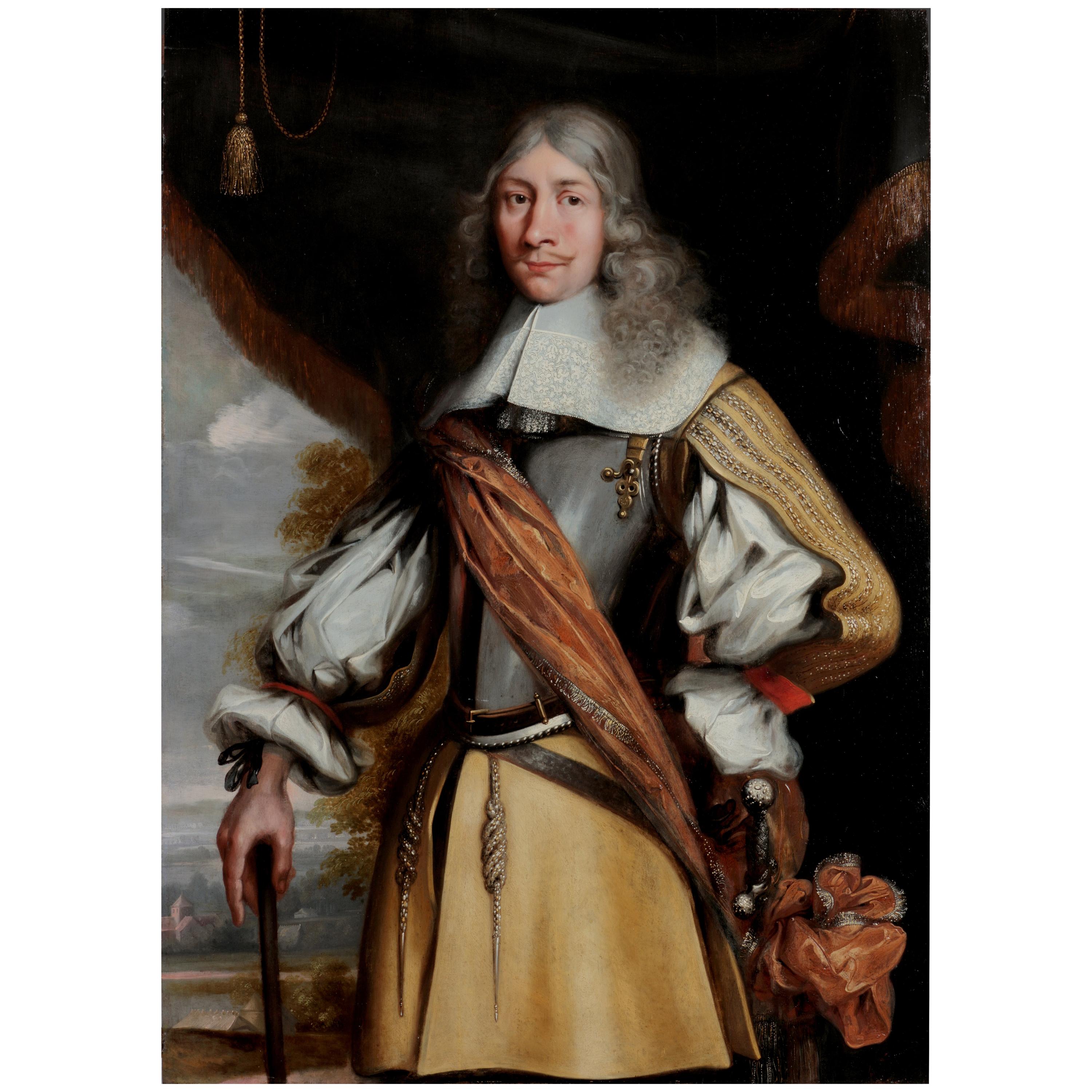 Colonial Old Master Portrait of Governor Rijcklof Goens by Jürgen Ovens, 1656