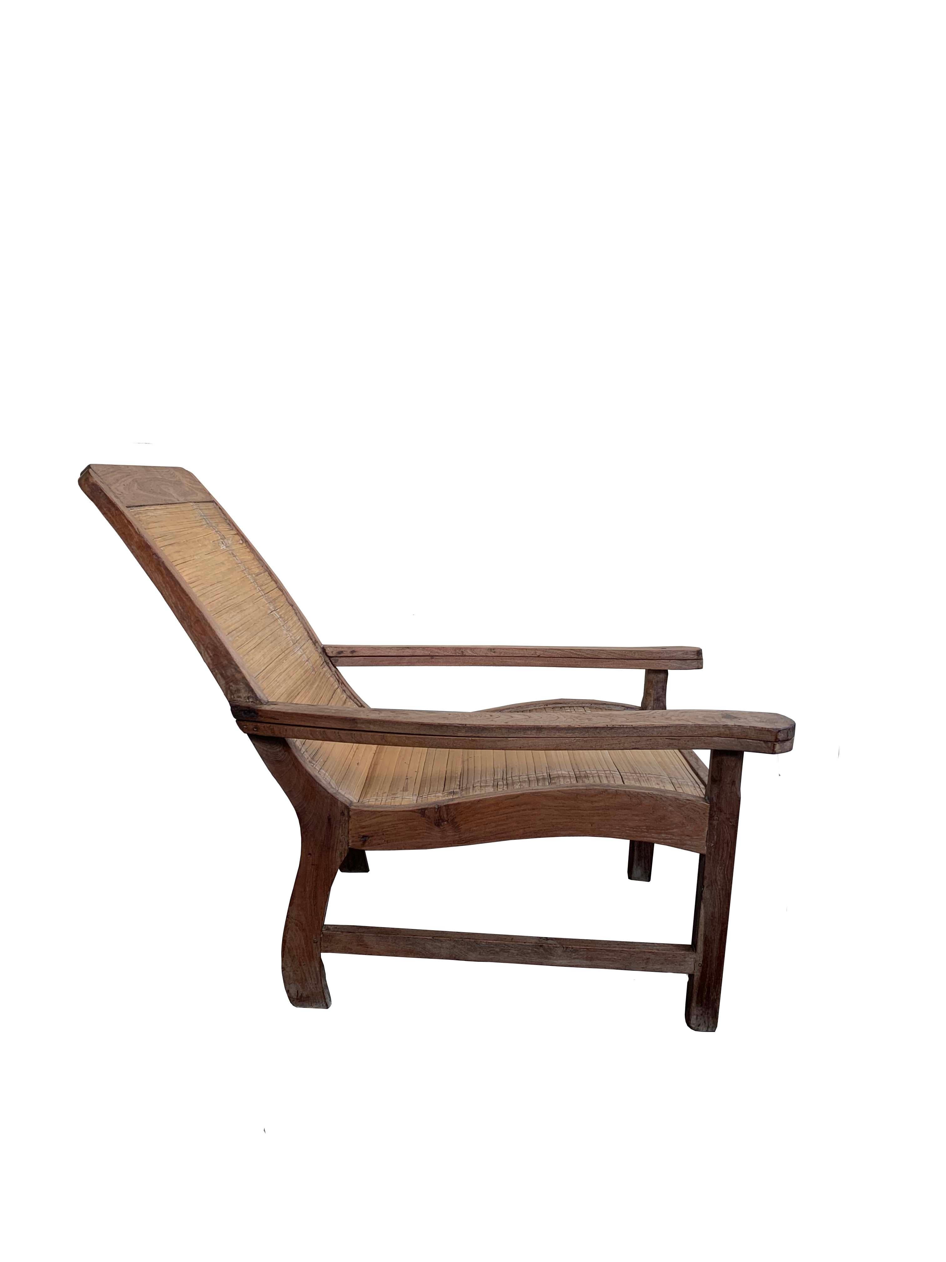 leather plantation chair