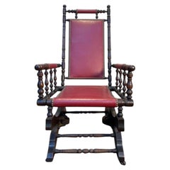 Colonial style rocking-chair